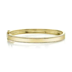 0.47ctw Diamond ID Bangle