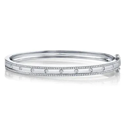 0.62ctw Diamond Bangle