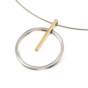 07023-02 Boccia Titanium Pendant  (choose chain separately)