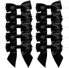 10pk Satin Bow Ties For Treats