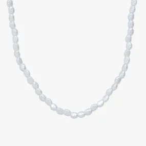 2MM Flat Pearl Necklace