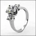 3 Stone 1 Ct Round 3 Stone Cubic Zirconia Cz Ring