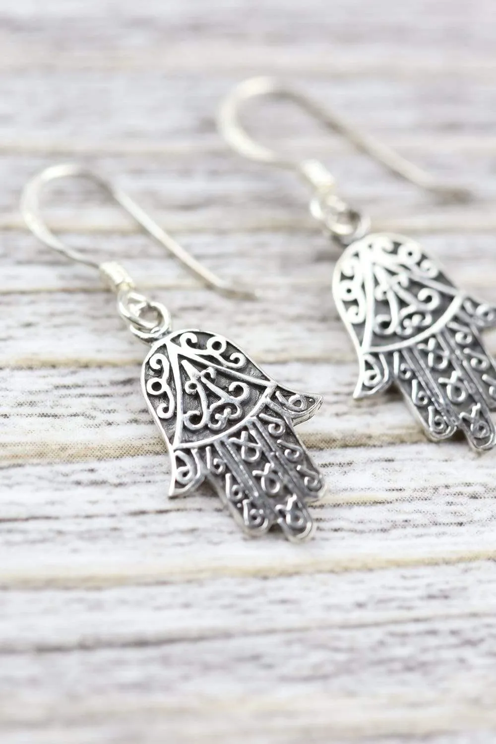 Auspicious Hamsa Earrings