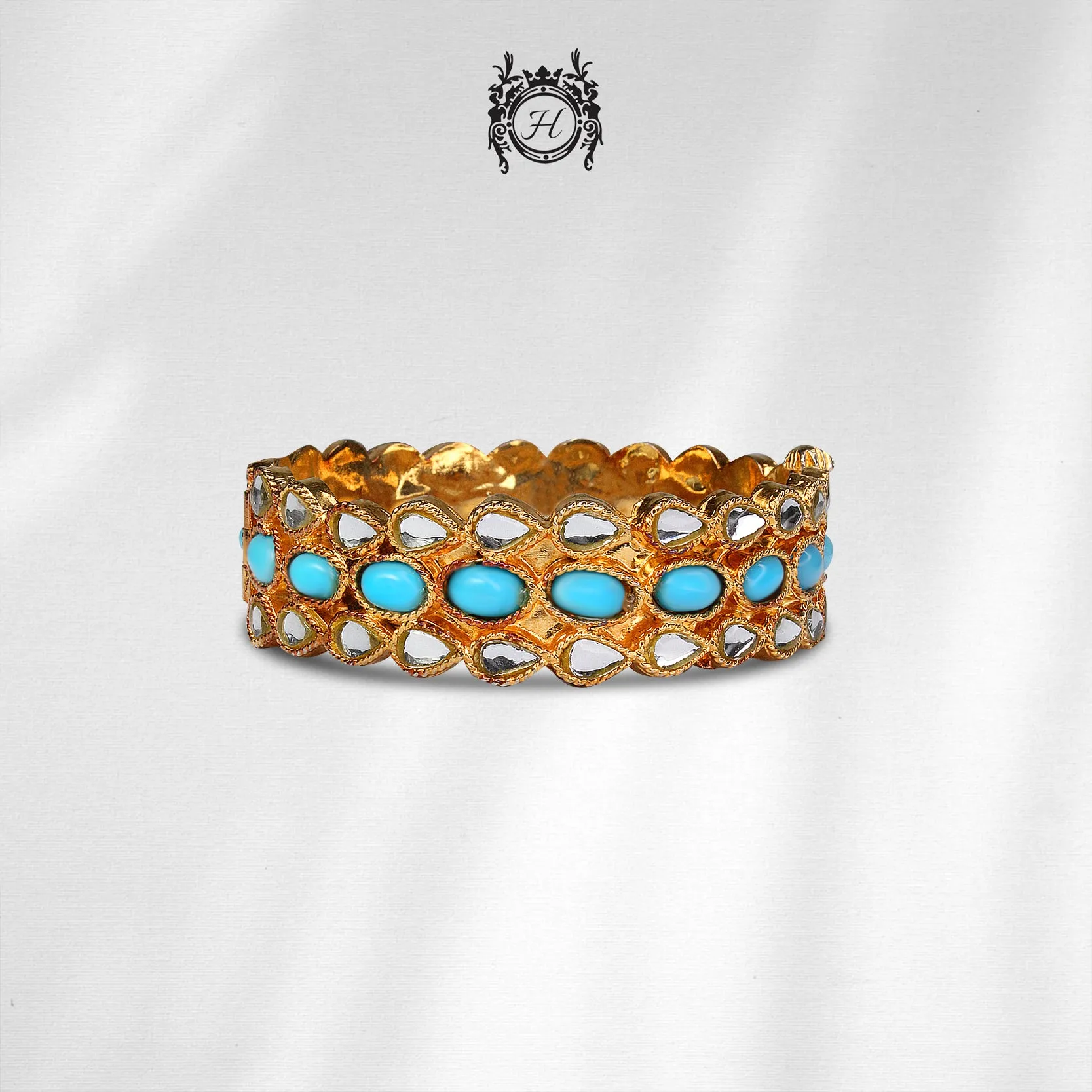 Azure Sparkle Fusion Bangle