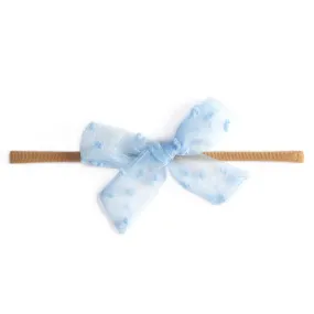 Baby Bow - Seaside Sheer Dot