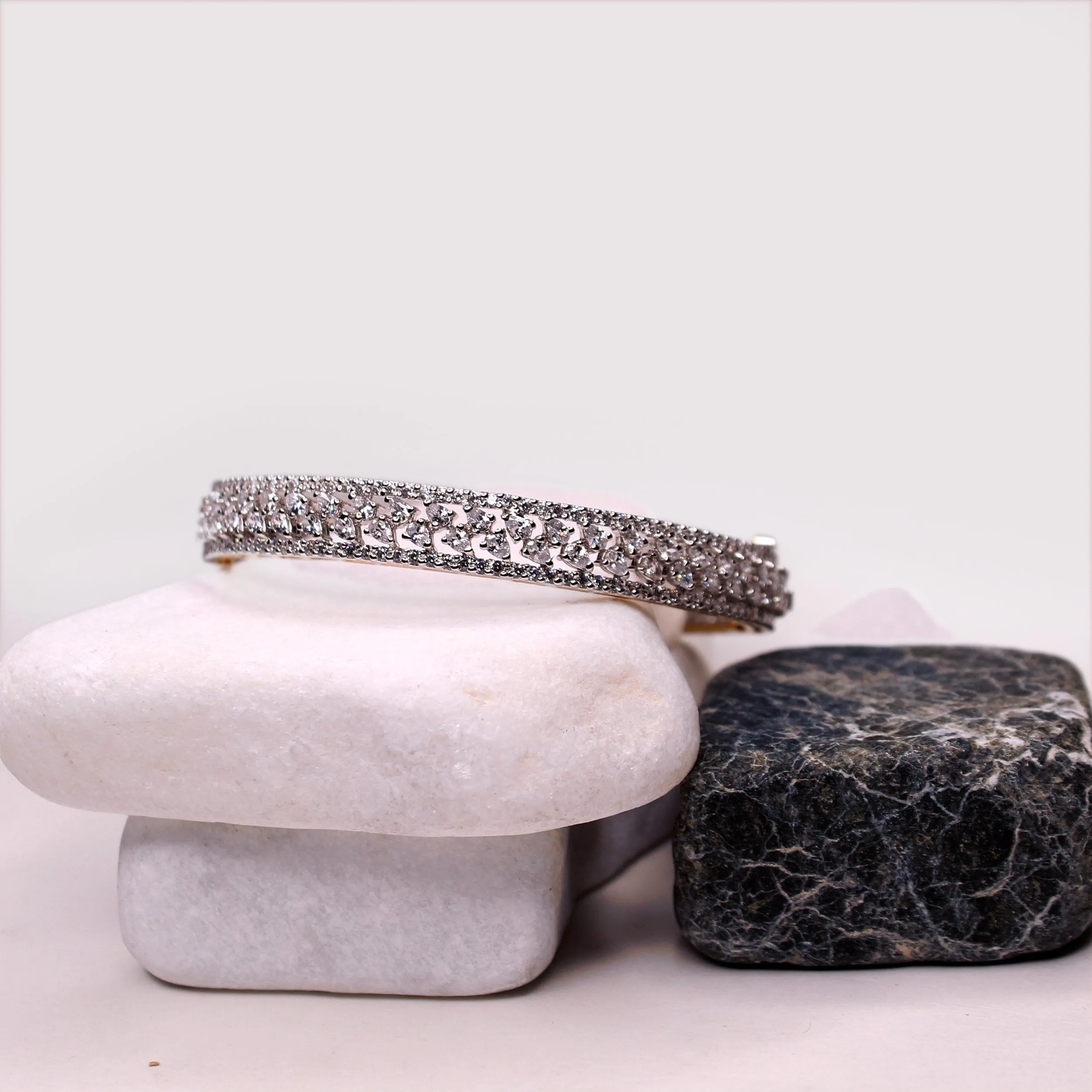 Bangle in Cubic Zircons