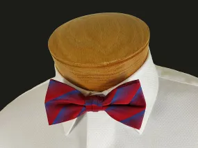 Boy's Bow Tie 21127 Red/Blue Stripe