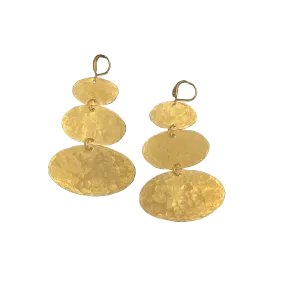 Brass Cloud Earrings