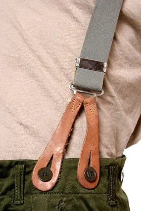 British Military Button Suspenders