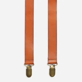 Brown Leather Suspender