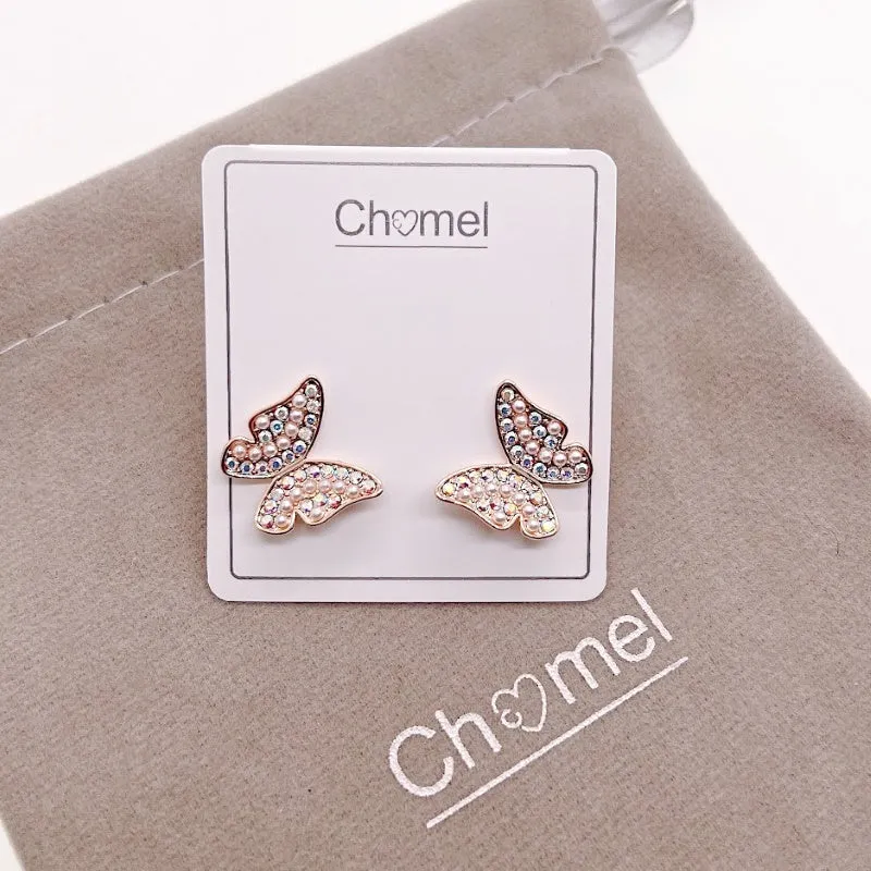 Butterfly Cubic Zirconia Earring