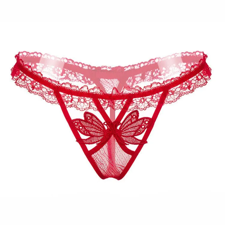 Butterfly Kiss Skirted Thong Panty