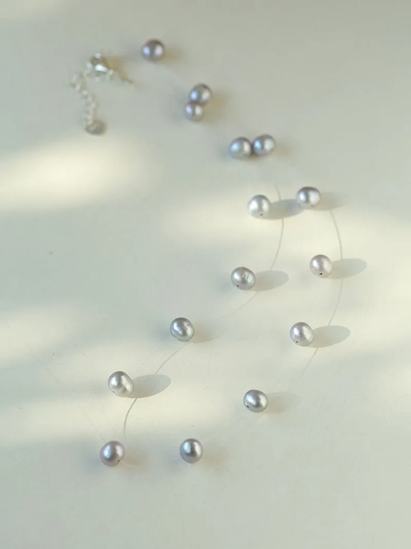 Celestial Dreams Single-layer Freshwater Pearl Necklace