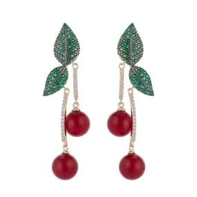 Cherry Drop Earrings