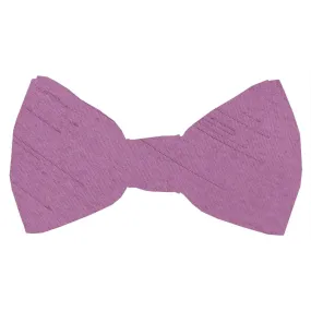 Chinese Violet Shantung Boys Bow Ties