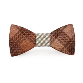 Chopper Wooden Bow Tie