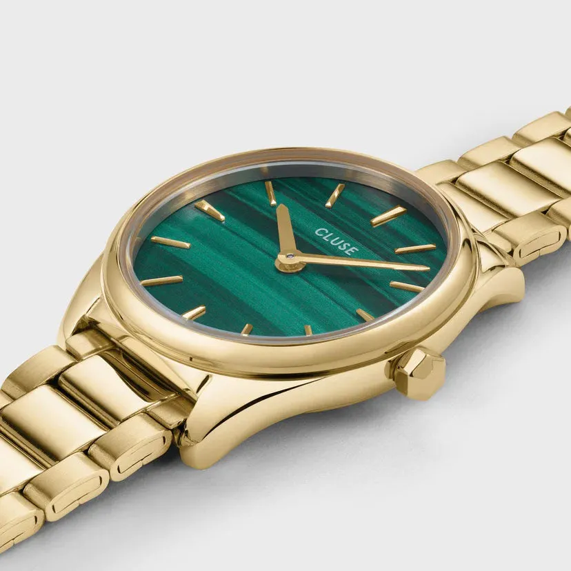 CLU Watch Feroce Mini Green Gold