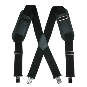 CTM® Men's Elastic Work Clip-End Suspenders