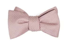 Dotted Spin Blush Pink Bow Tie