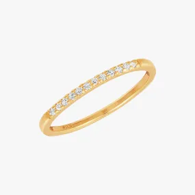 Eternity CZ Ring Gold