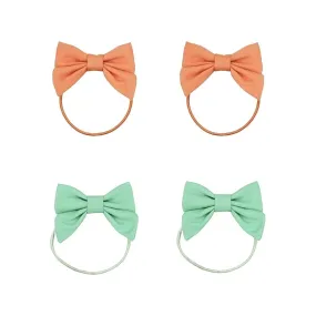 Fable Bow Ponies set of 4 - Jade Melon