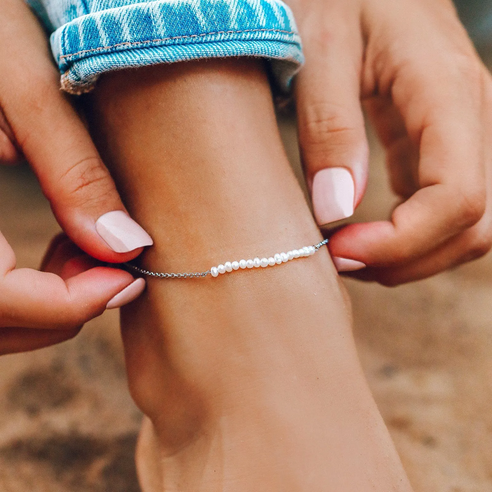 Freshwater Pearl Anklet