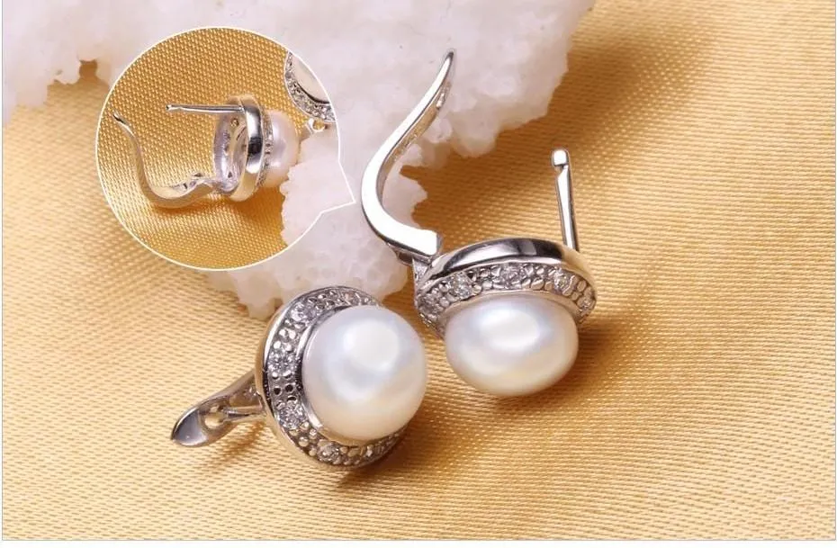 Freshwater Pearl Set 925 Silver