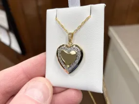 Gold Filled Heart Shaped Locket