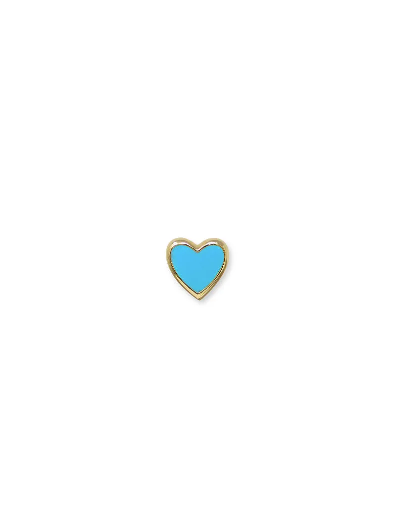 Jac Jo Icon Enamel Heart Studs