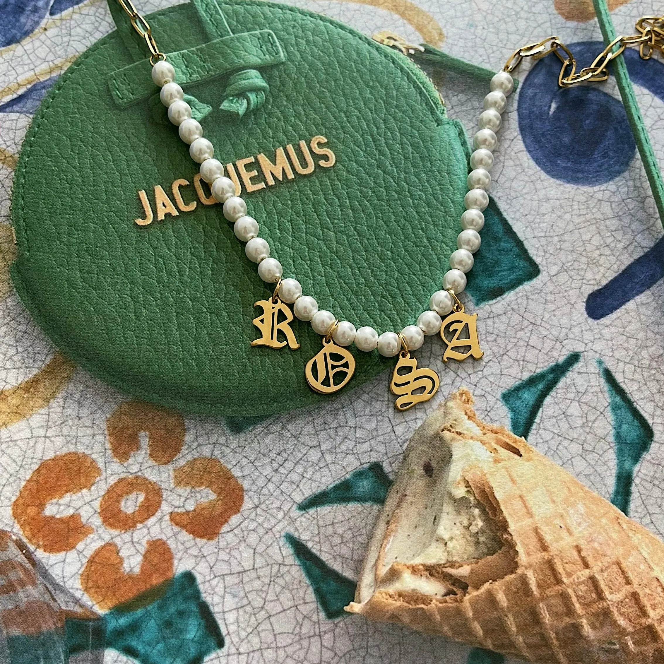 Luau Pearl Custom Choker