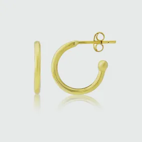 Manhattan Gold Vermeil Hoop Earrings