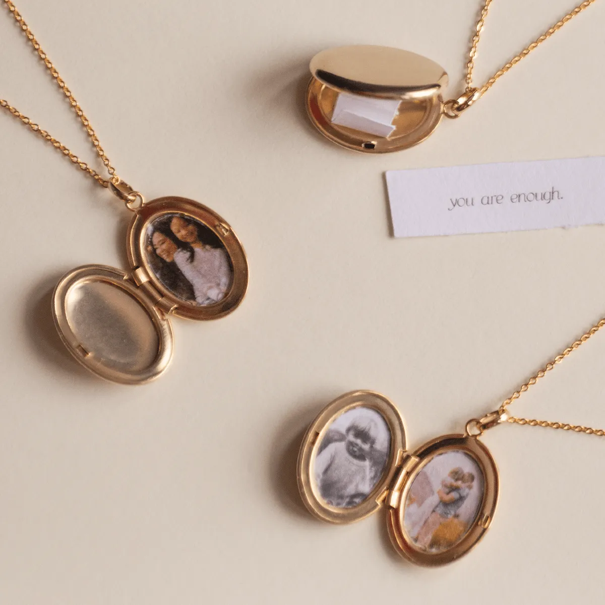 Oval Locket Necklace