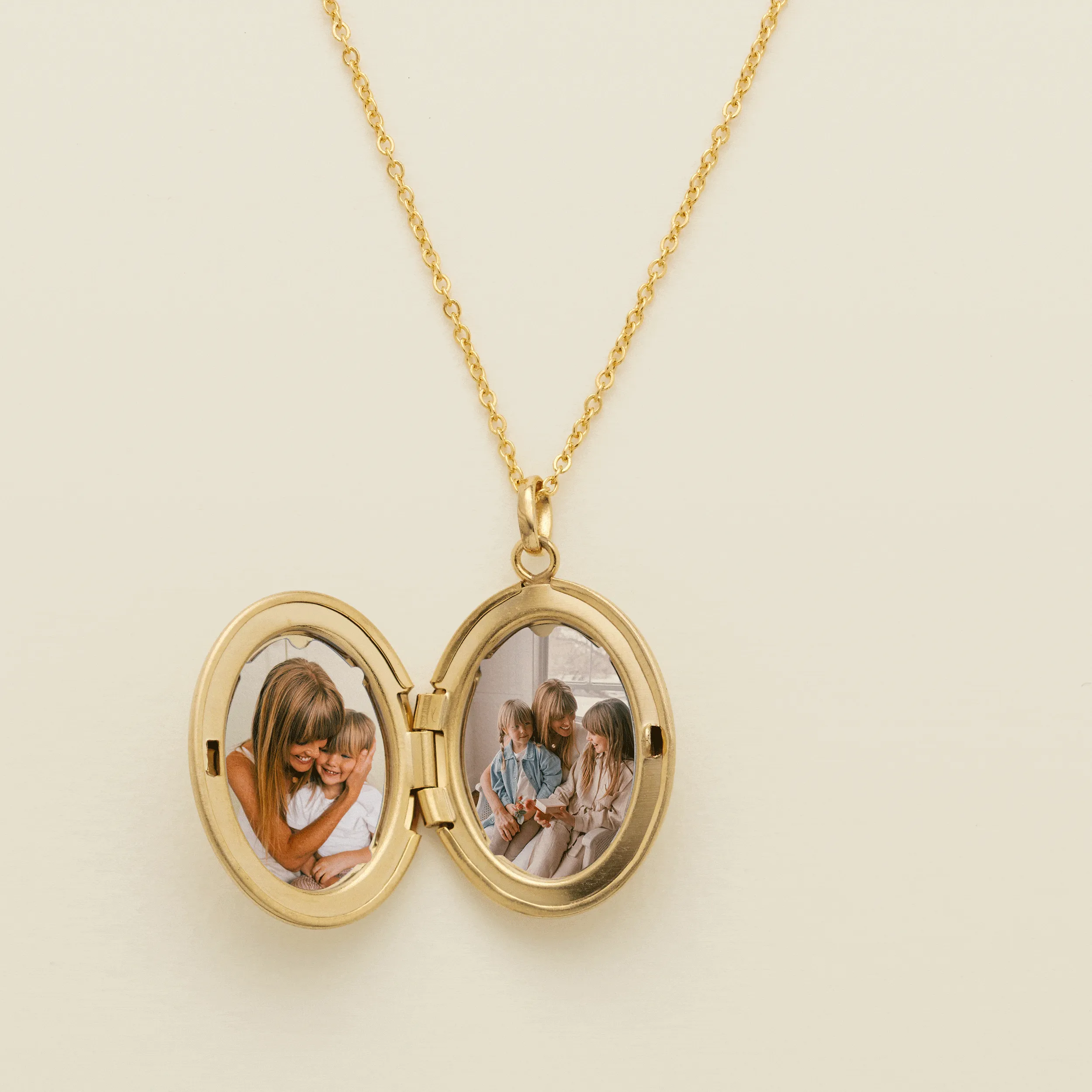 Oval Locket Necklace