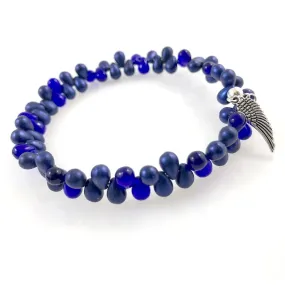 "Raindrop" Bracelet (Deep Blue)