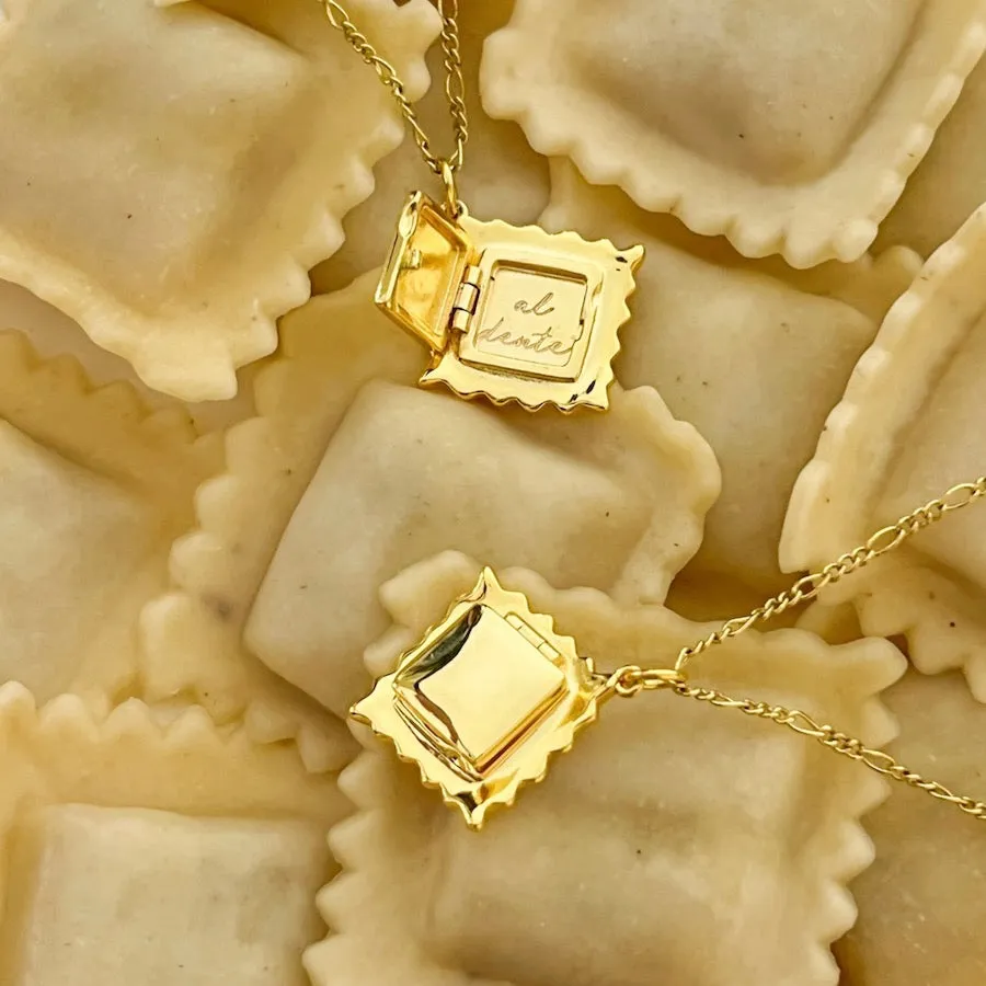 Ravioli Gold Necklace