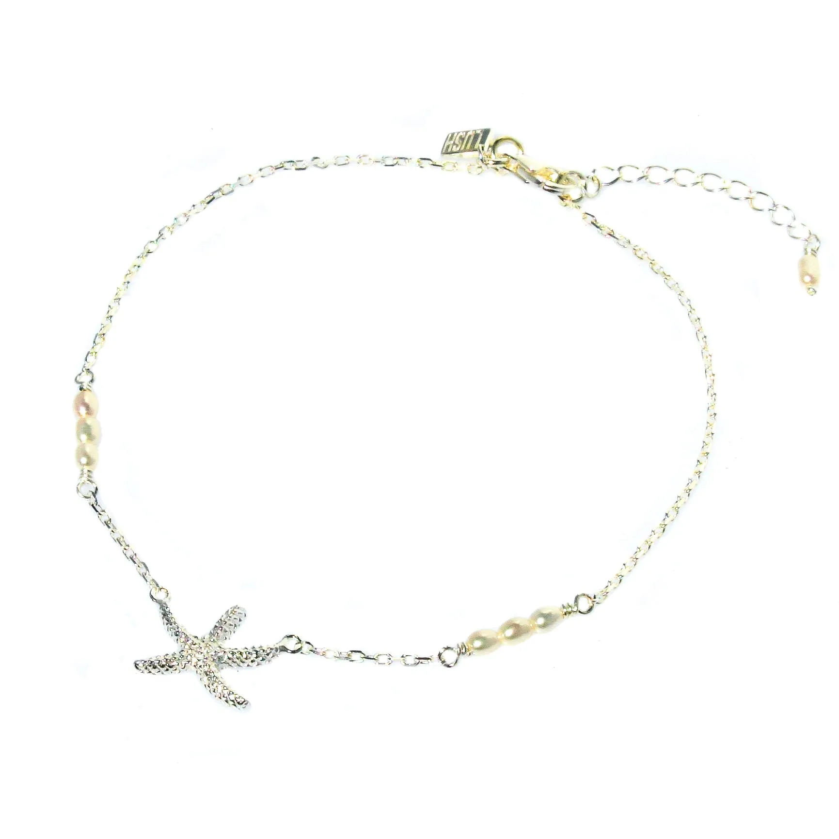 Starfish Anklet Silver