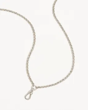 Sterling Silver Your Story Albert Clasp Necklace