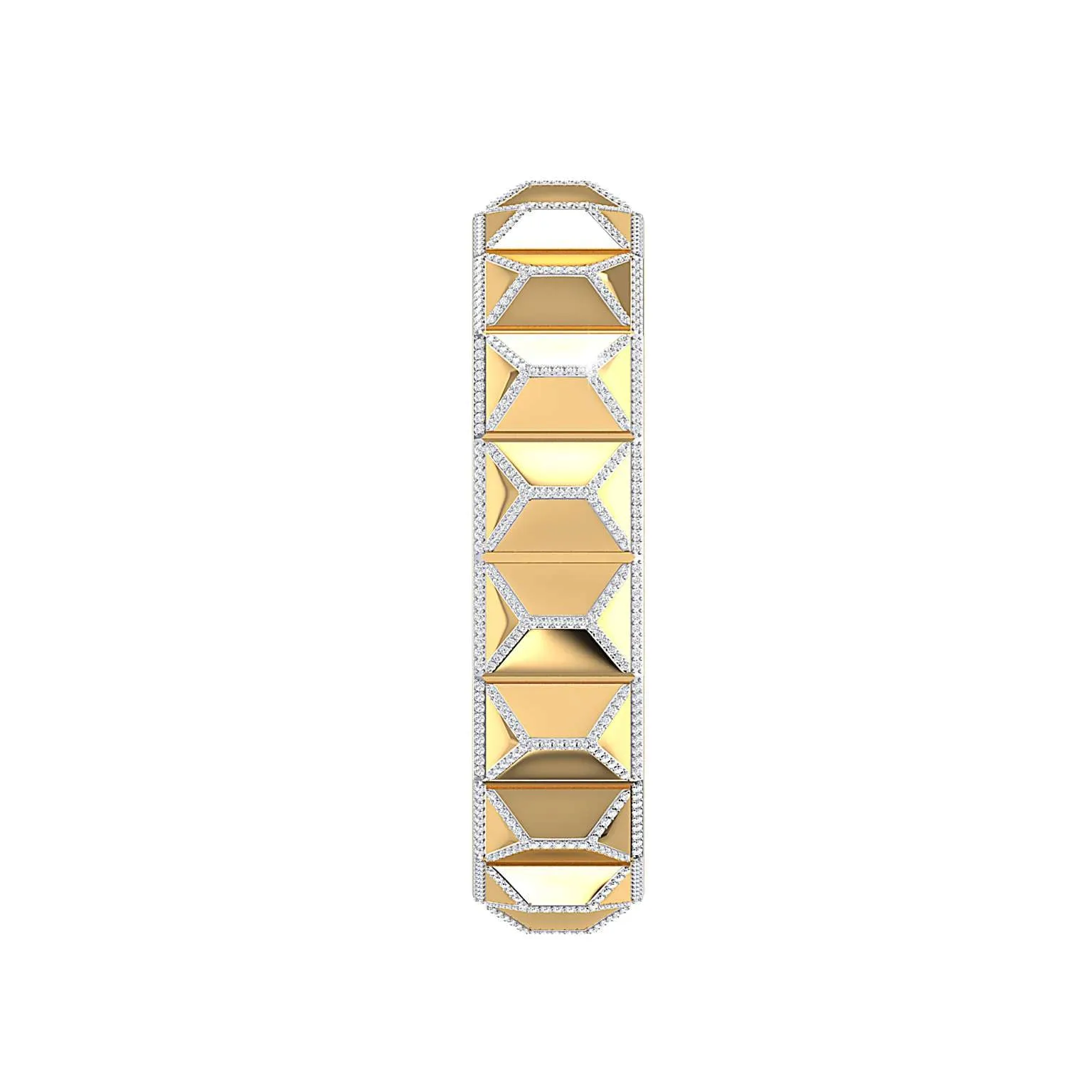 THE RUMAISA PYRAMID BANGLE