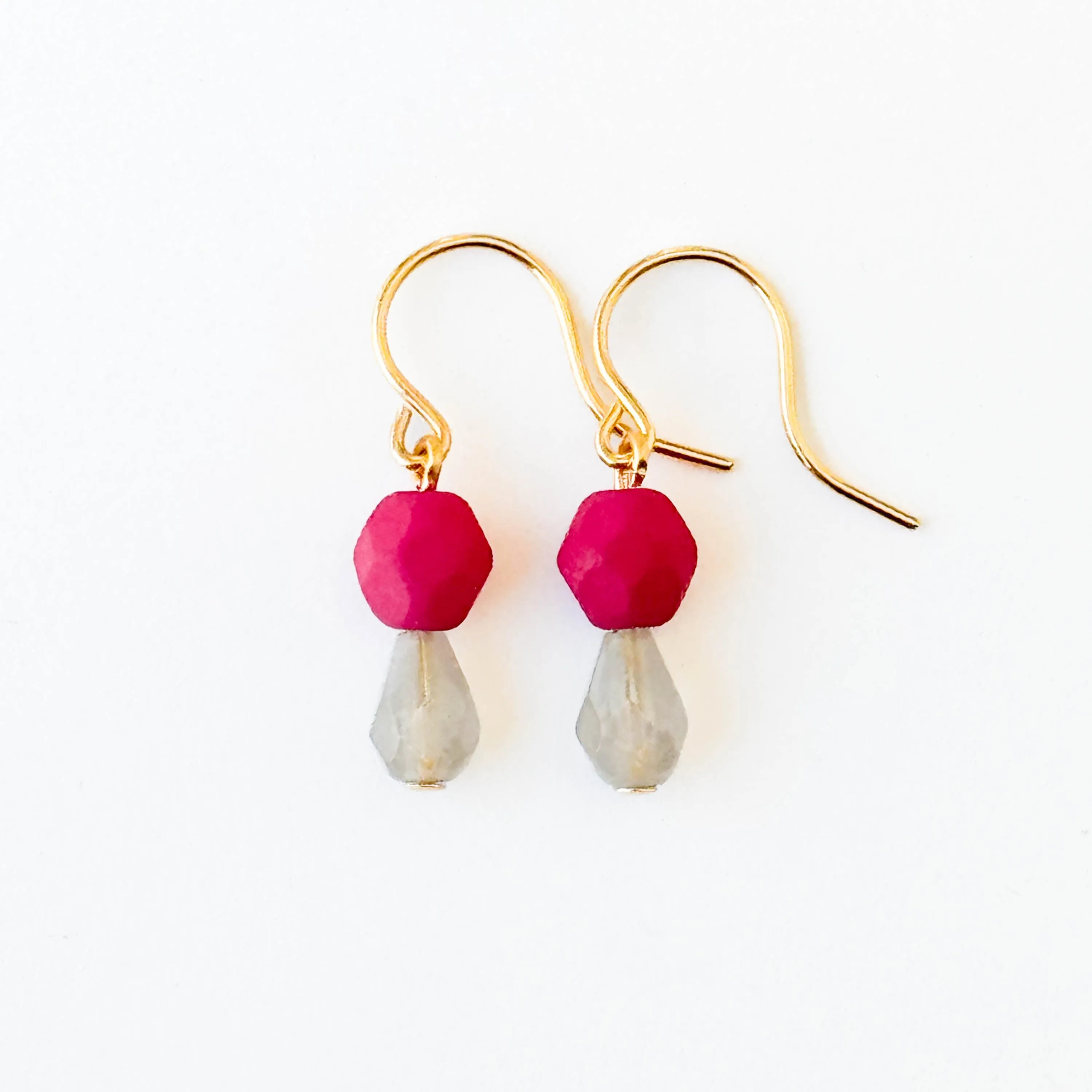 Tiny Color Drop Earrings - WS