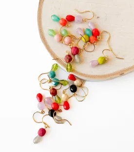 Tiny Color Drop Earrings - WS